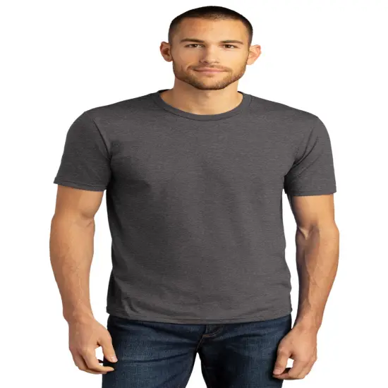 District&reg; Perfect Tri DTG Tee Heathered Charcoal {1}