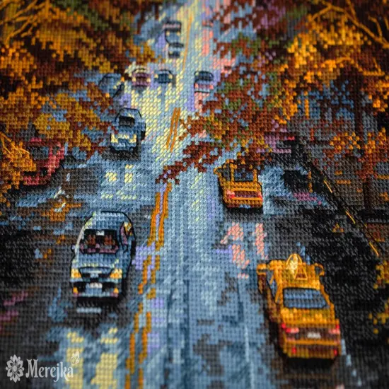 Autumn Aura K-172 Counted Cross-Stitch Kit {6}