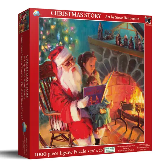 Sunsout Christmas Story 1000 pc Christmas Jigsaw Puzzle 11214 {3}