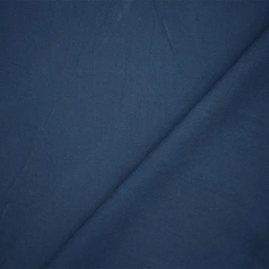 Deep Blue Cotton Solid Batiste Woven Fabric By the Yard {2}