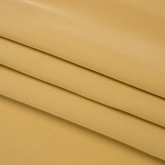 1 Yard Premium Gold Silk 4 Ply Crepe Fabric for Upscale Garments and Blouses , 44 Inches Width {4}