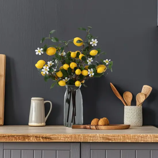 4 Sets Artificial Lemon Decor {3}