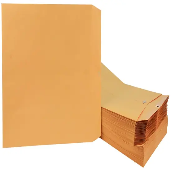 School Smart Kraft Envelope with Clasp, 10 x 15 Inches, Pack of 100 {1}