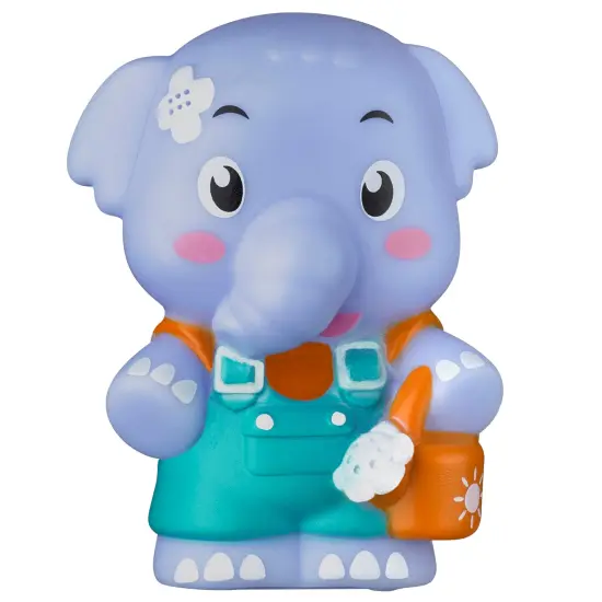 Timber Tots: Elephant Family - 4 Character Set, Jungle Animal Toy Figurines, 1.75-2" Miniatures w/ Unique Details, Nature Playset, Kids-Toddlers 18Mo+ {3}
