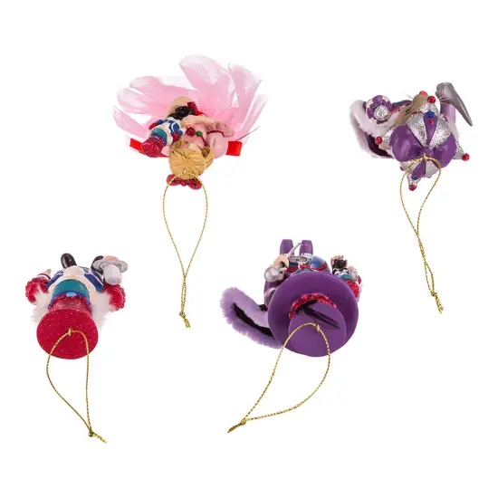 Kurt Adler 5.25-Inch Nutcracker Suite Ornament Set, 4 Piece Set {6}