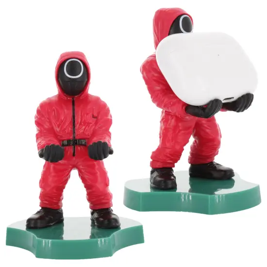 Exquisite Gaming: Cable Guys Holdems: Squid Games: Circle Guard - Earbud & Phone Holder,4.5" Mini Collectible With a Twist, Series Licensed Figure {7}