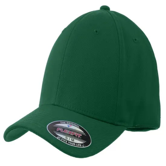Sport-Tek&reg; Flexfit Performance Solid Cap Forest Green {1}