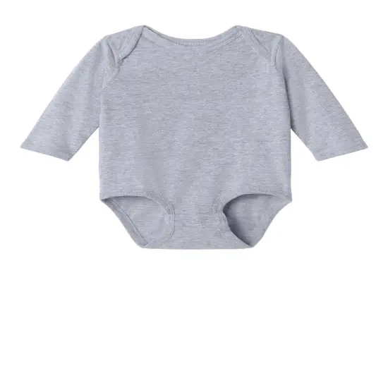 Rabbit Skins&reg; Infant Long Sleeve Jersey Bodysuit Heather {1}