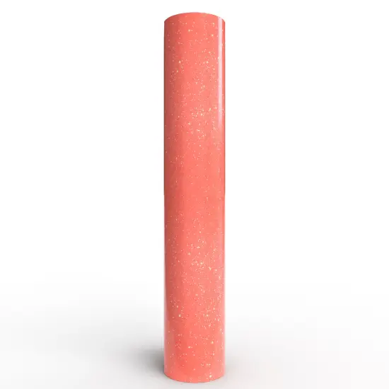 Siser&reg; EasyPSV&reg; Glitter Permanent Adhesive Vinyl by Avery Dennison&reg;, 12" x 60" Coral {1}