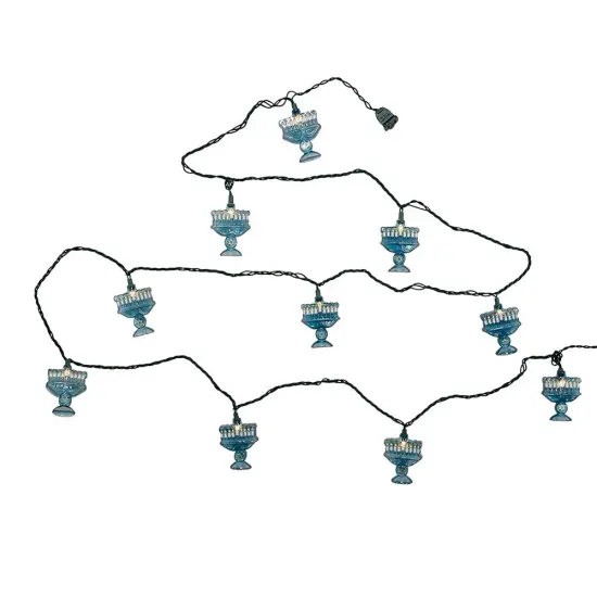 Kurt Adler UL 10-Light Menorah Light Set {5}