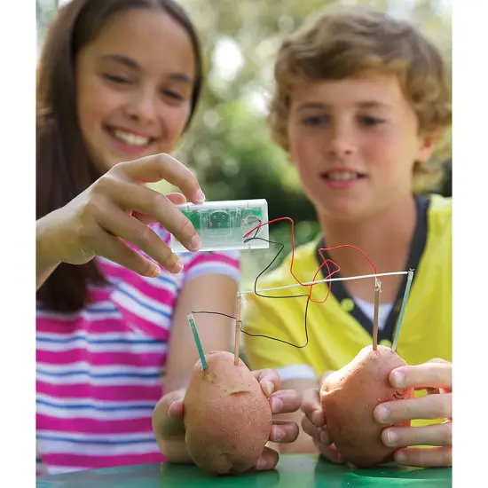 4M: Green Science: Potato Clock - DIY & Experience Battery-Free Renewable Energy, Power A Digital Clock, STEM Learning Craft Activity Kit, Kids Age 5+ {7}