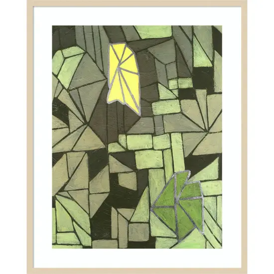 Cubic Prism II by Vanna Lam Wood Framed Wall Art Print {1}