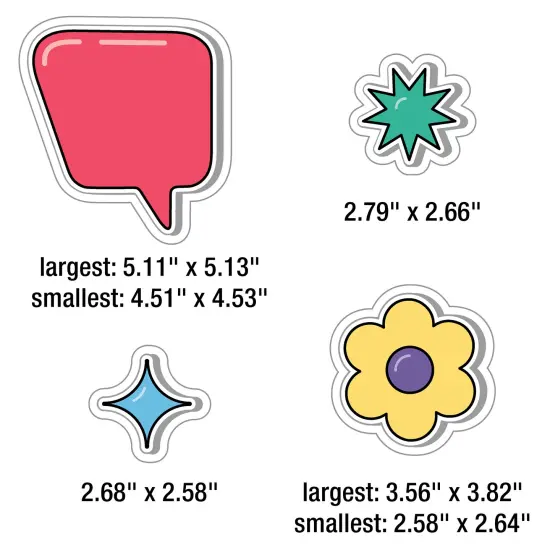 Carson Dellosa Retro Remix 71PC Welcome Bulletin Board Set, Inspirational Wall Art for Back to School Decorations, Chalkboard, and Classroom Decor, Groovy Teacher Supplies {4}