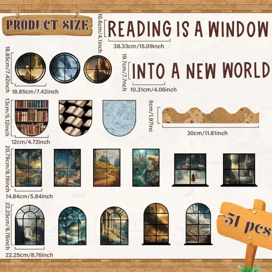 Reading Bulletin Board Set {2}