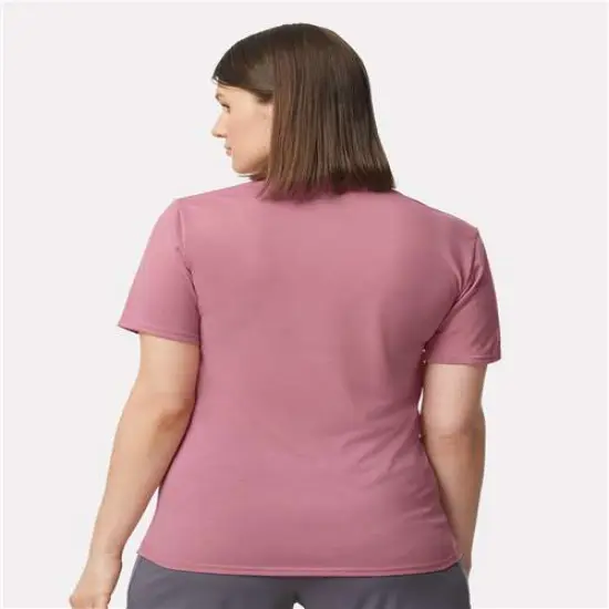 Performance short sleeve crew neck T-Shirt Safety Green {8}