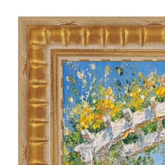 Gladiator Gold Ribbed Picture Frame 24x24 frame {2}