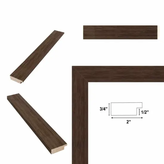 Rust Brown Grain Barnwood Picture Frame 10x12 frame {5}