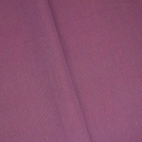 Plum/Faded Red Cotton Stripe Woven Drapery Fabric By the Yard {1}