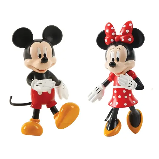 FleXfigs: Mickey Mouse - 4 Character Pack - Disney Articulated Action Figures, Flex It - Pose It!, Collectible Toy Miniatures, Licensed, Kids Ages 3+ {4}