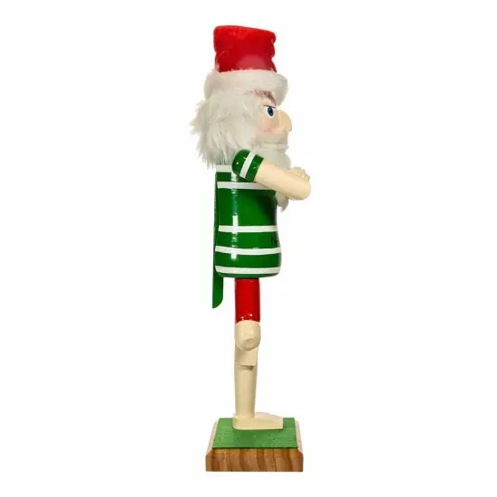 Kurt Adler 15-Inch Wooden Yoga Santa Nutcracker {4}
