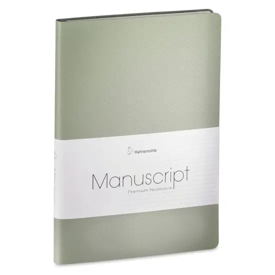 Hahnemühle Manuscript Notebook - Sage, Dot Grid, A5, 192 Pages {1}