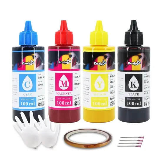 Koala Sublimation Bundle 150 Sheets 8.5x11 Paper + Ink for Epson 2720 2760 {2}