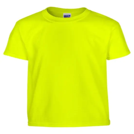Gildan&reg; Youth Heavy Cotton Short Sleeve Crew Neck T-Shirt SAFETY GREEN {1}