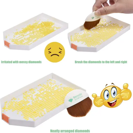 Diamond Art Painting Accessories Tools, Diamond Paint Brush 3 Pack for DIY Art Craft {4}