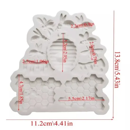 Bee Theme Silicone Mold {2}