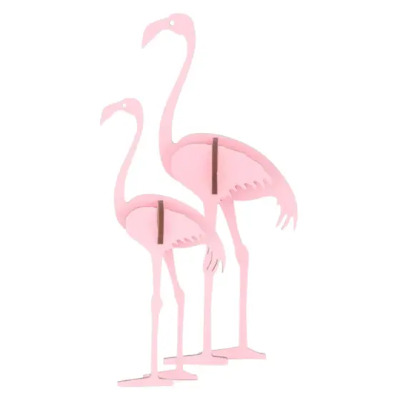 Little & Wood: Woodlet: Small - Flamingo - Pink, 3D Wooden Kit-Set, Bird Puzzle, Easy Assembly Model, Pop Build Fun, Sustainably Sourced Wood, Ages 6+ {6}