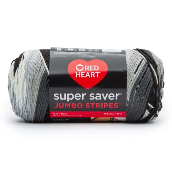 Red Heart Super Saver Yarn 12 Pack-Newspaper Stripe {2}