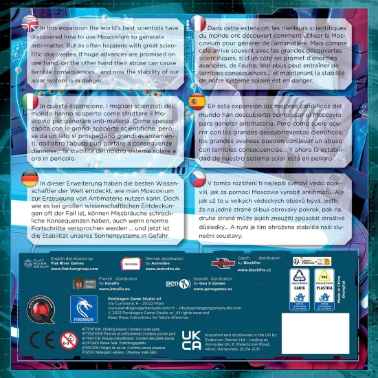 Pendragon Studios: Starship Interstellar: Anti Matter - Expansion -Strategy Board Game, Ages 14+, 1-4 Players, 150 Min {3}