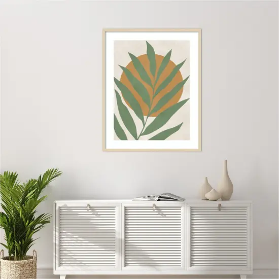 Floral and tropical 3 by Vitor Costa Wood Framed Wall Art Print {6}
