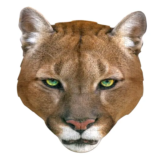 Madd Capp Puzzles - I AM Cougar - 300 Pieces - Animal Shaped Jigsaw Puzzle {3}