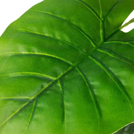 Northlight Potted Wide Taro Leaf Artificial Greenery Floor Plant - 47" {7}