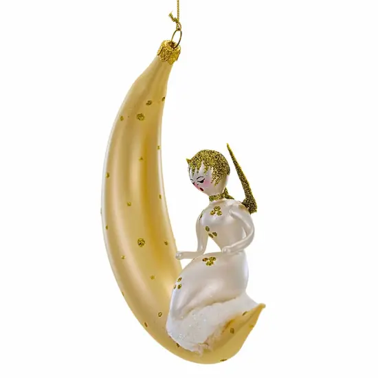 Italian Ornaments 5.5 Inch Goldie Moonbeam Christmas Tree Ornament , Christmas Decor Angel Italian Ornament {3}