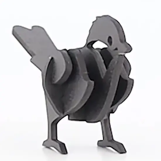 Little & Wood: Woodlet: Small - Chickadee - Black, 3D Wooden Kit-Set, Bird Puzzle, Easy Assembly, Pop Build Fun, Sustainably Sourced Wood, Ages 6+ {4}