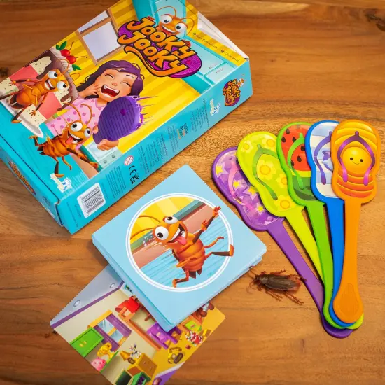Greater Than Games: Jooky Jooky - Rid Your Home Of Cockroaches By Completing Challenges, Fun Family Game, Easy To Learn & Quick Playing Time, For 2 to 5 Players, 15 Minutes Play Time, For Ages 6 and Up {4}