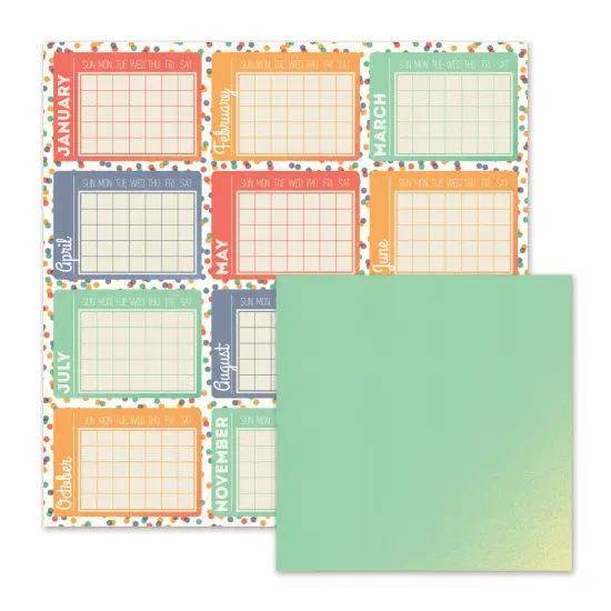 Cakes & Candles Double-Sided Cardstock 12"X12"-Happy Day {1}