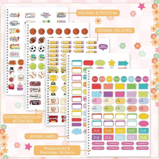 Teacher Planner 2025-2026 - 11 x 8 Inch (Retro) {3}