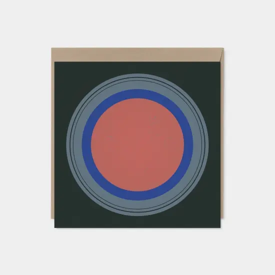 Modern Circle Square Art Card VI {1}