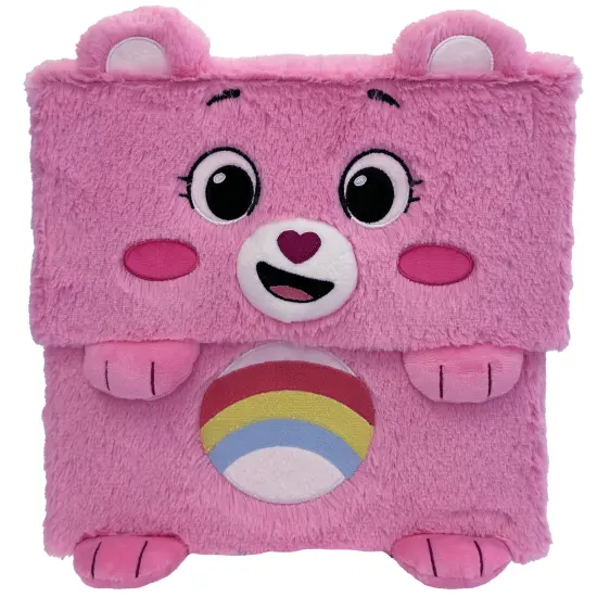 Care Bears: Storables 10" Box - Cheer Bear - Pink Character Themed Bin, Fabric Storage Container, Opening Top Lid, Holds Toys, Books & More, Licensed {1}