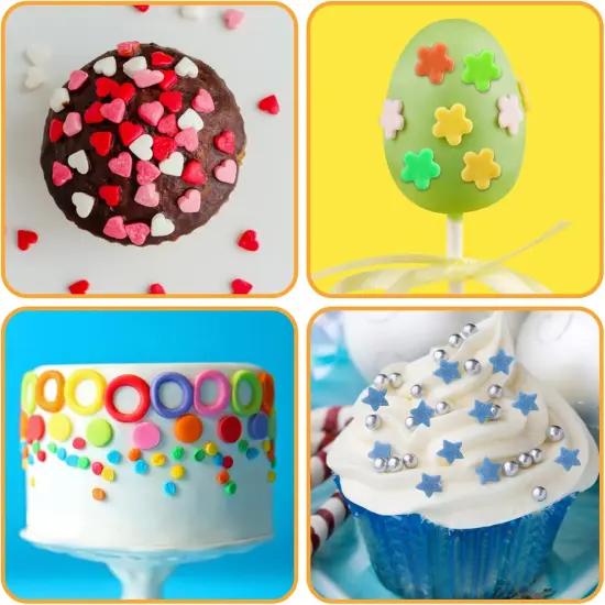 Cookie Plunger Cutter Set Mini Plastic Fondant Molds 24 Pieces {6}