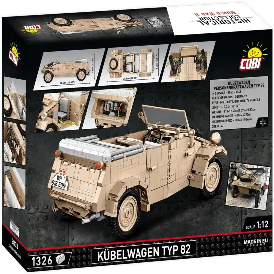 COBI Historical Collection WWII Kübelwagen (PKW TYPE 82) Vehicle {5}