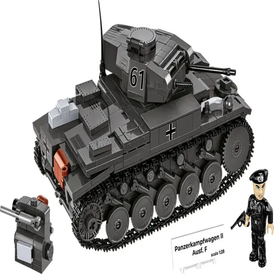 COBI Historical Collection WWII PANZERKAMPFWAGEN II Ausf. F Tank {3}