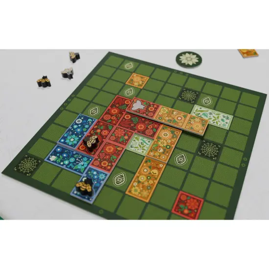 Horrible Guild: Flower Fields - Tile Placement Board Game, Create A Beautiful Garden, Competitive Strategy Game Over 3 Seasons, Ages 8+, 1-4 Players {5}