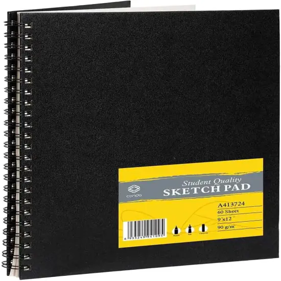 9"x12" Double-Sided Hardbound Sketchbook {1}