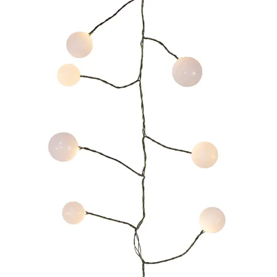 Kurt Adler 100-Light 8-Foot Warm White LED Bead Cluster Garland {2}