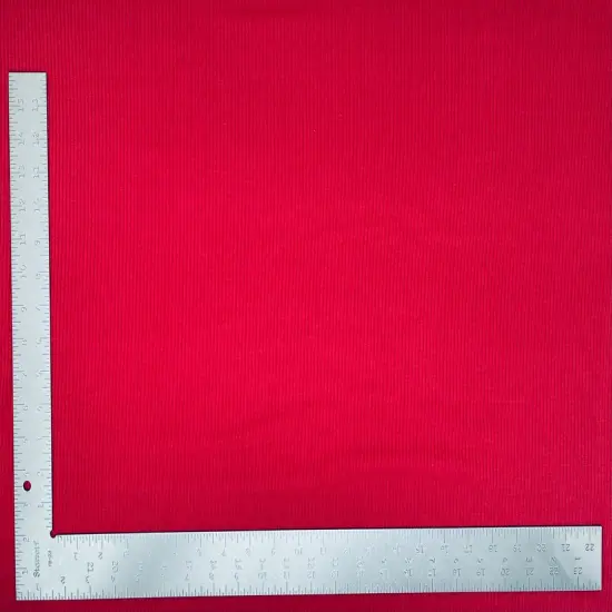 1 Yard 4x2 Rib Knit Solid Fabric Stretchy Durable Soft 52"-53" Inch Width Blush DK {2}