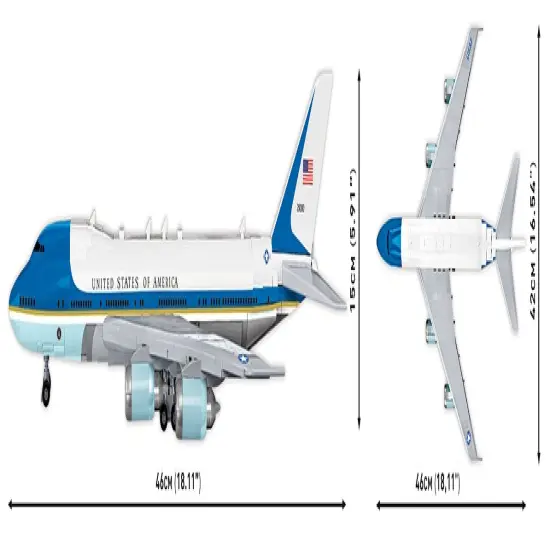 COBI BOEING 747 Air Force One Plane {3}